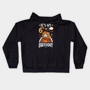 6th Birthday Fish Kids Hoodie